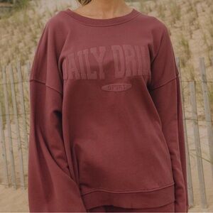 Daily Drills Maroon Long Sleeve Tee